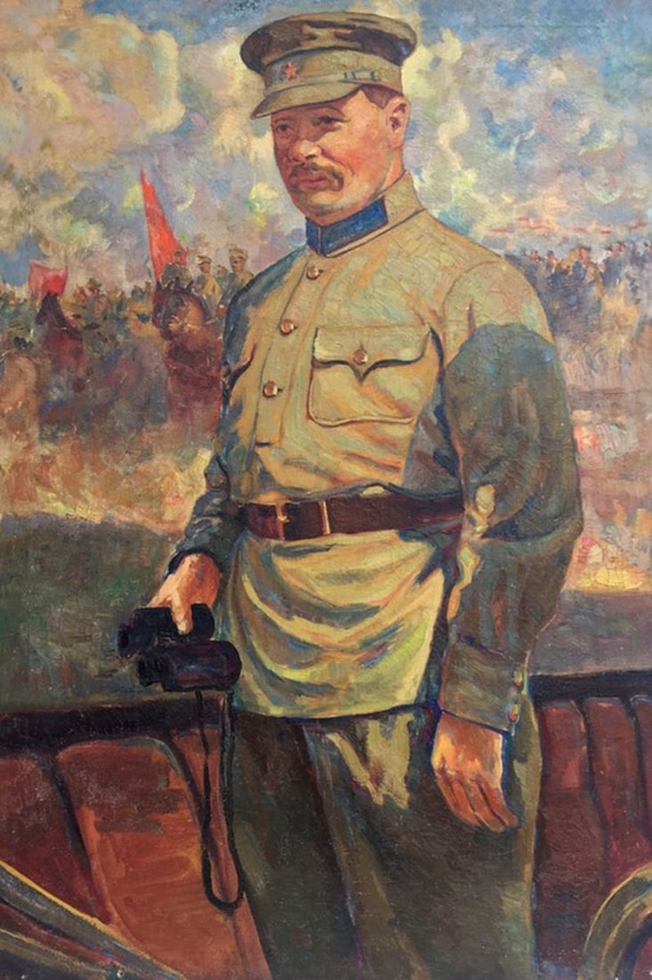 Oil painting Red commander Vinokurova Maria Yakovlevna - 2
