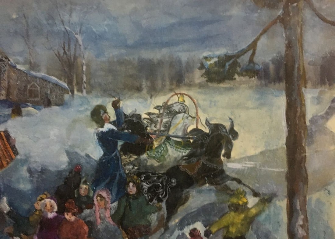 Watercolor painting Festive evening Palazhchenko Irina - 6