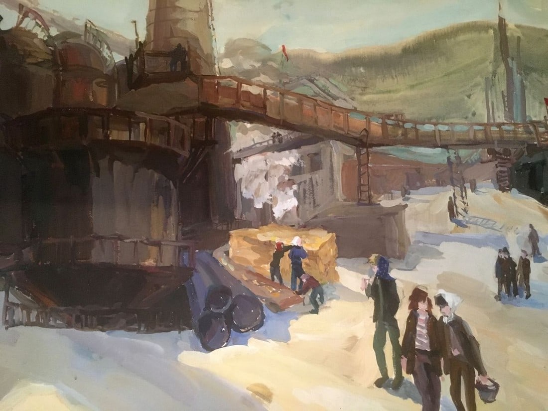 Watercolor painting Plant in the Urals Palazhchenko Irina - 3