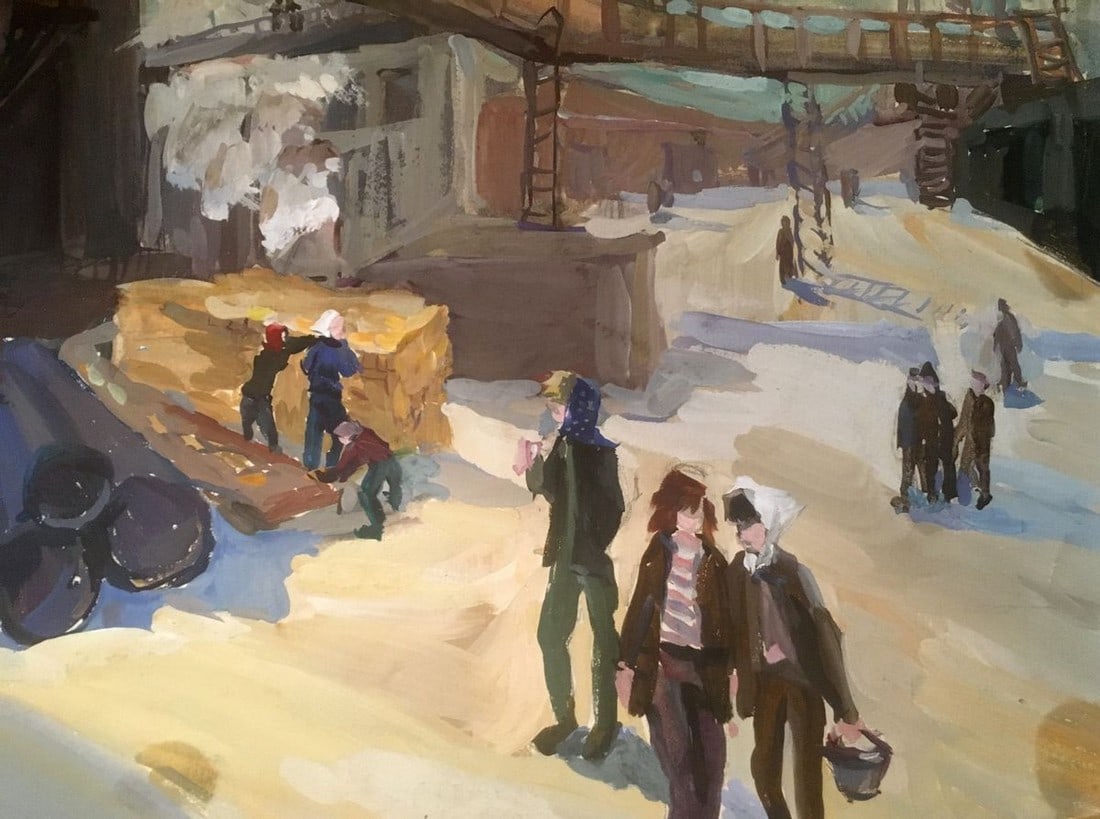 Watercolor painting Plant in the Urals Palazhchenko Irina - 4