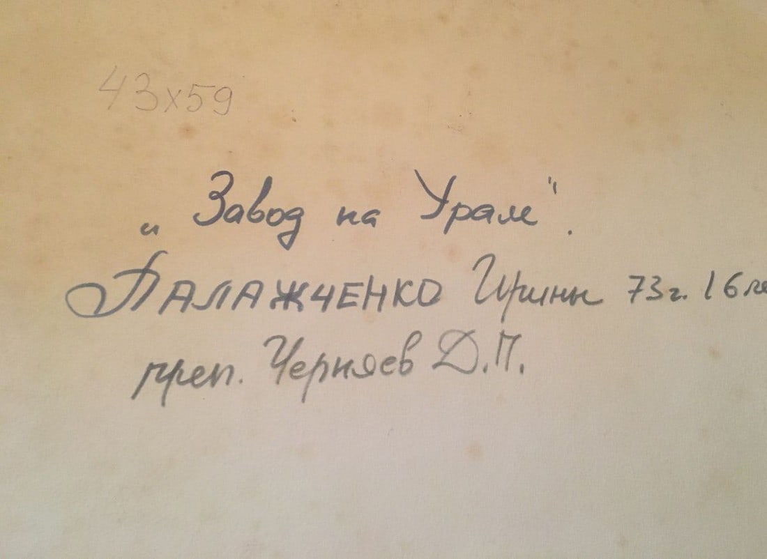 Watercolor painting Plant in the Urals Palazhchenko Irina - 9