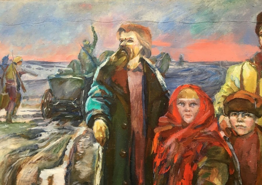 Oil painting Everyday life of people Andrey Ivanovich Serkov - 6