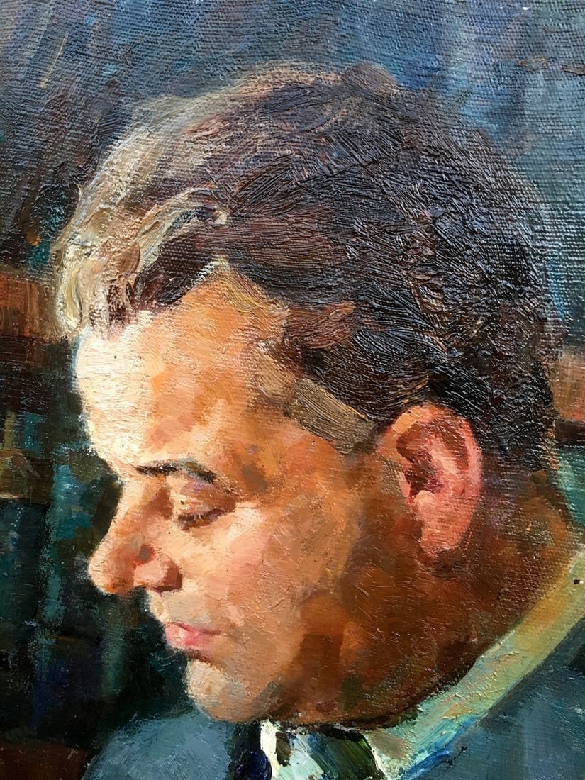 Oil painting Portrait of a man Sidorov Alexey Evdokimovich - 8