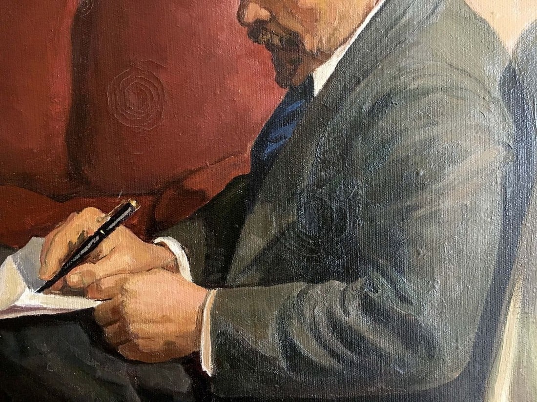 Oil painting Portrait of Lenin Sipko T.I. - 3