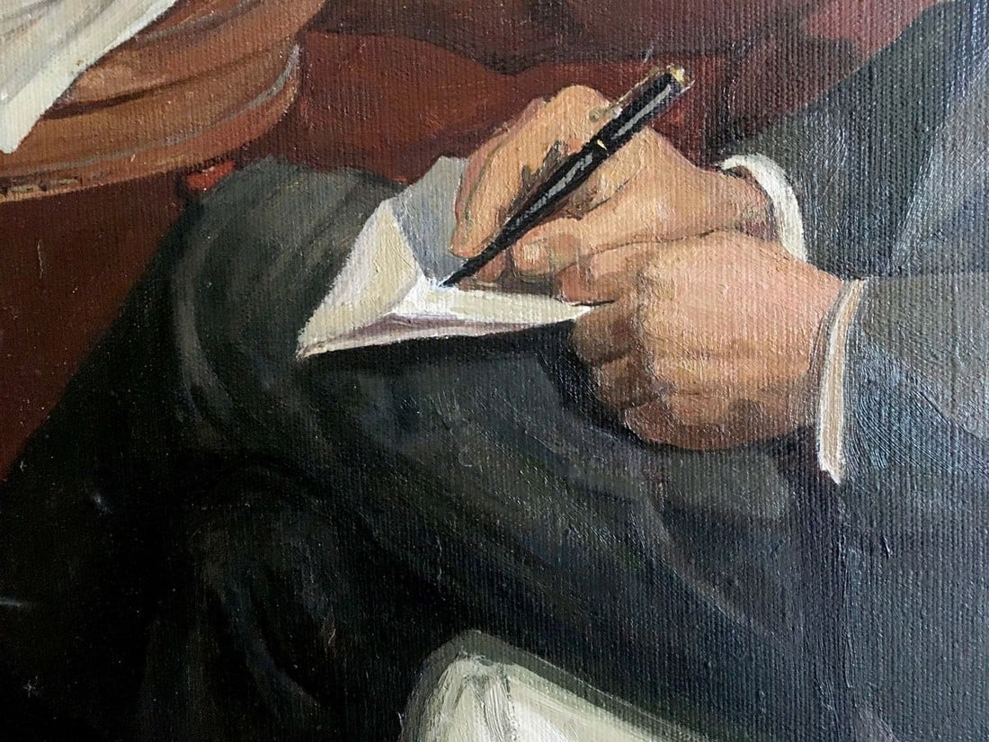 Oil painting Portrait of Lenin Sipko T.I. - 4