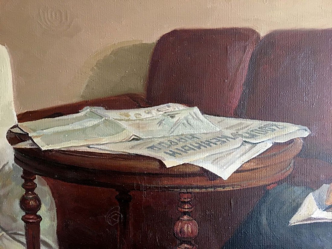 Oil painting Portrait of Lenin Sipko T.I. - 6