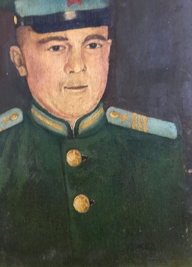 Oil painting Soldier portrait Ivanenko Vladimir Mikhailovich - 6