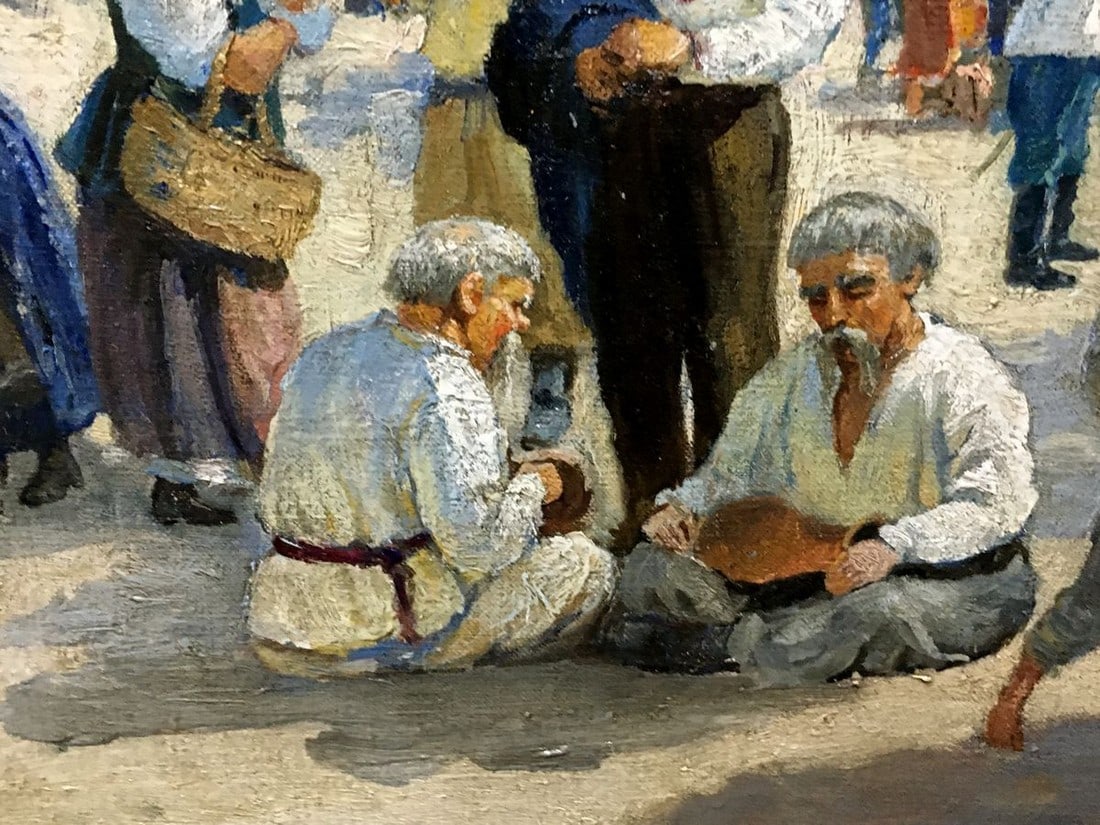 Oil painting Ilyinsky fair in Romny Dubinchuk Victor - 3