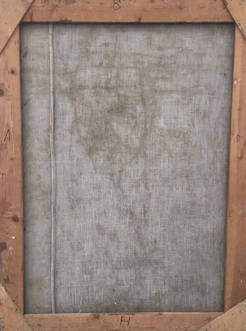 Social realism oil painting Portrait of Lenin Brikulets Viktor Mikhailovich - 9