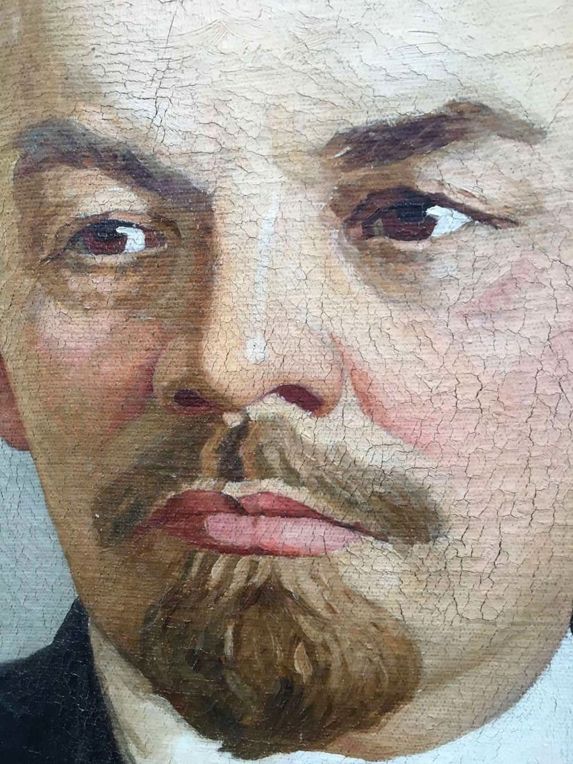 Social realism oil painting Portrait of Lenin Nasedkin Anatoly Leonidovich - 3