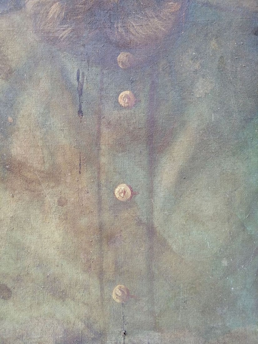 Oil painting Soldier portrait Unknown artist - 8