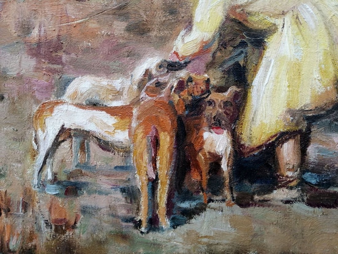 Social realism oil painting Soldier in the field Tymoshenko Alexey - 4