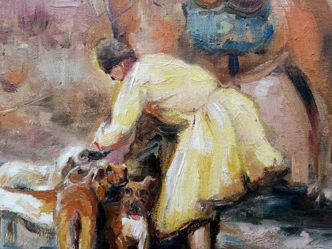 Social realism oil painting Soldier in the field Tymoshenko Alexey - 5