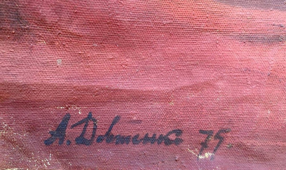 Social realism oil painting Scout Kuznetsov. Strong in spirit Dovzhenko Anatoly Ivanovich - 17