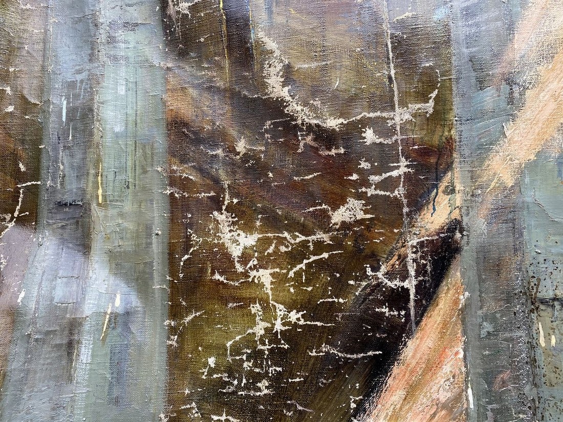 Oil painting Monument Vladimir Vasilievich Korsun - 3