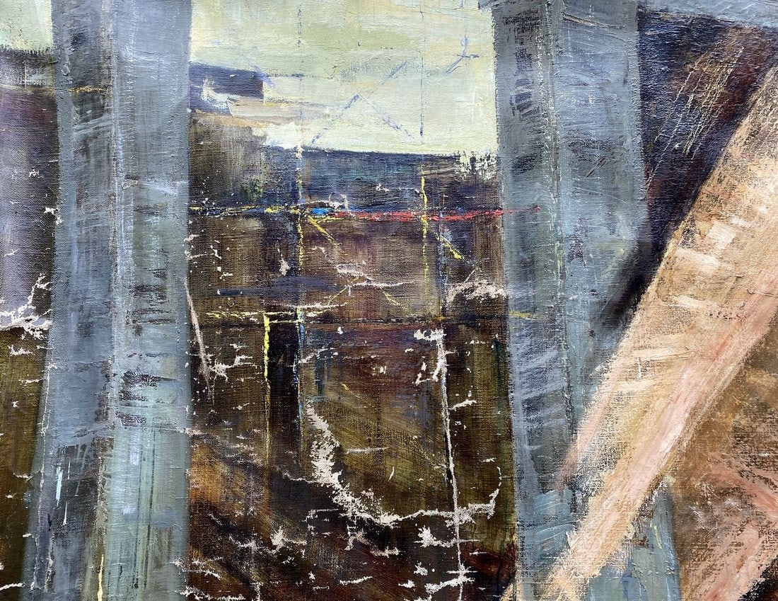 Oil painting Monument Vladimir Vasilievich Korsun - 5