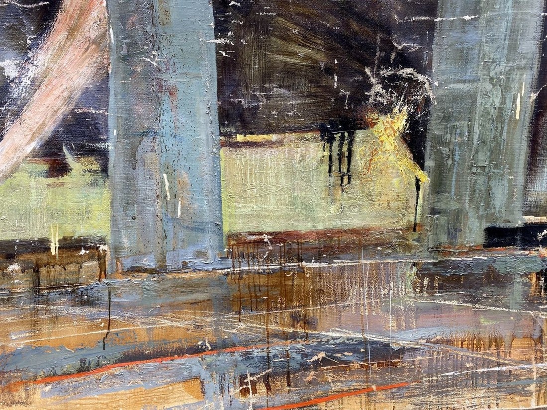 Oil painting Monument Vladimir Vasilievich Korsun - 6