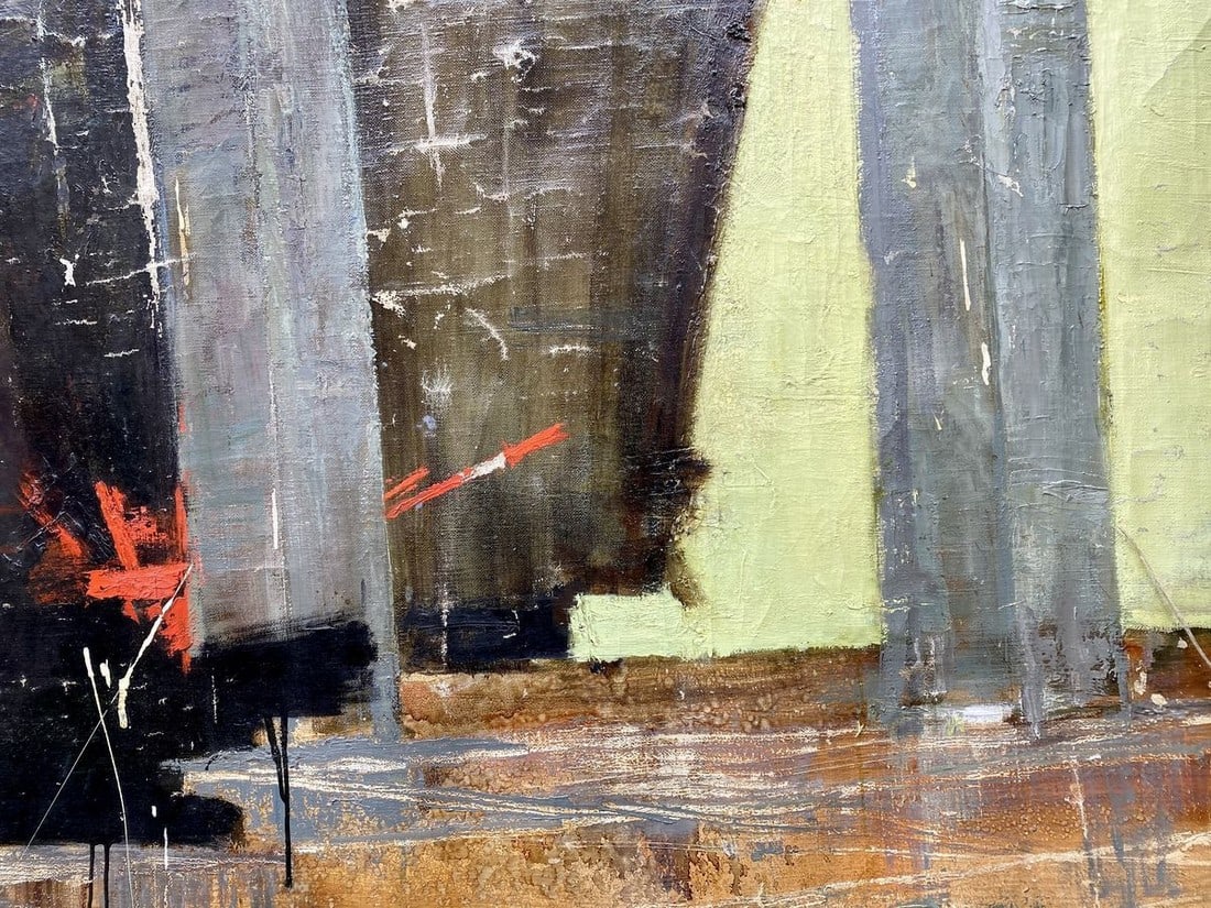 Oil painting Monument Vladimir Vasilievich Korsun - 7