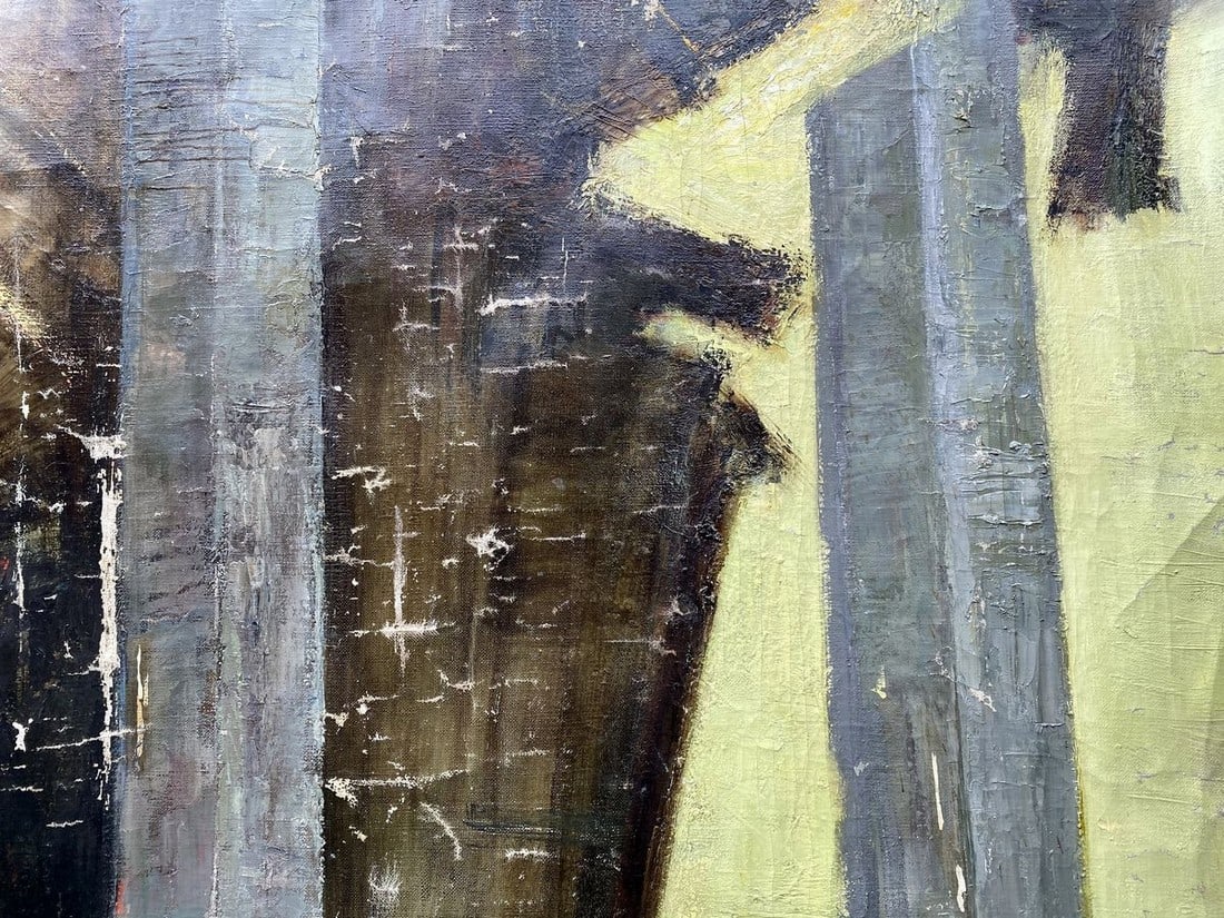 Oil painting Monument Vladimir Vasilievich Korsun - 8