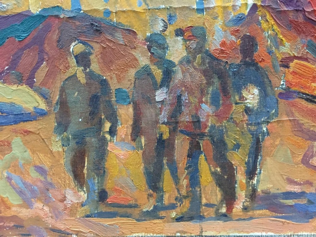 Oil painting Building complex Kostenko Anatoly Alexandrovich - 3