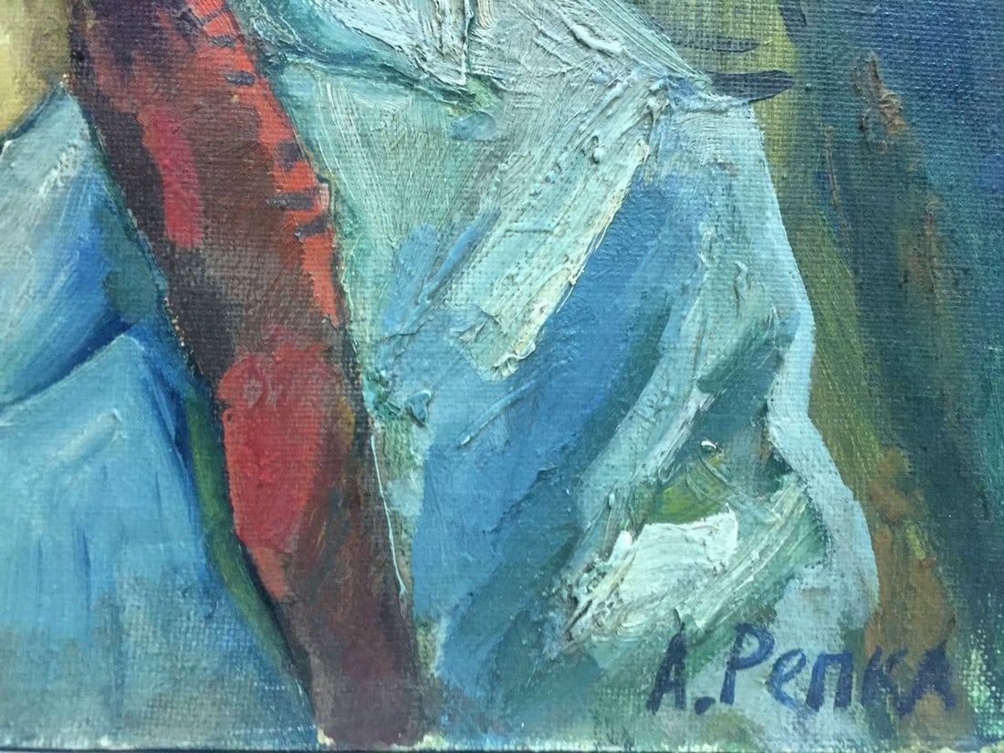 Oil painting On the Red Square Alexander Repka - 4