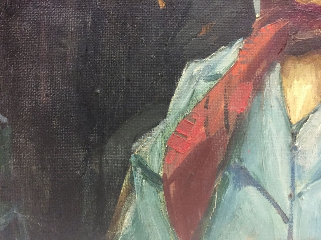 Oil painting On the Red Square Alexander Repka - 5