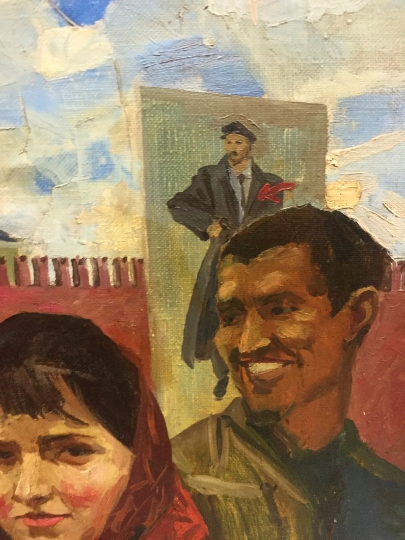 Oil painting On the Red Square Alexander Repka - 8