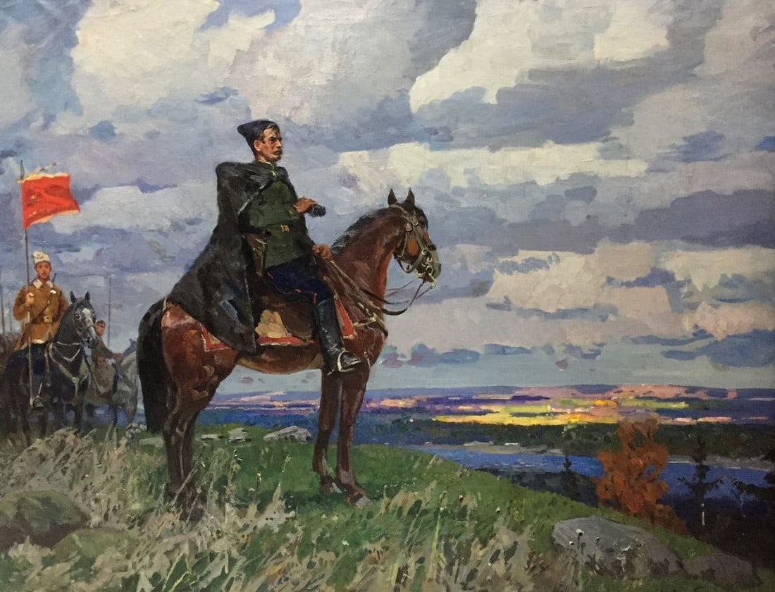 Oil painting Chapaev Khodchenko Lev Pavlovich - 2