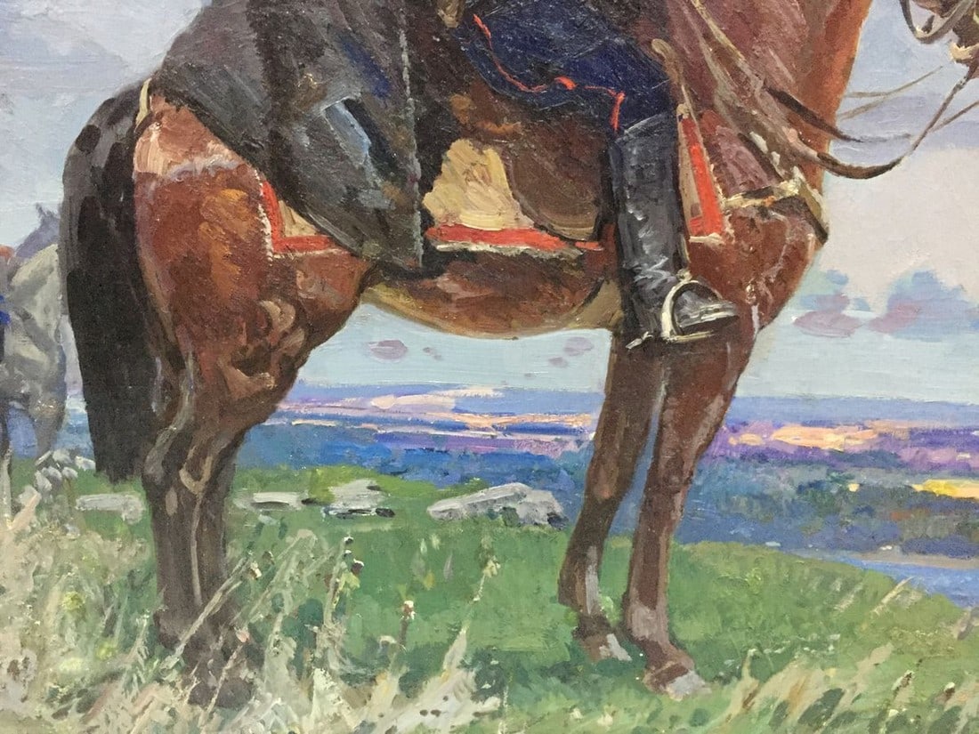 Oil painting Chapaev Khodchenko Lev Pavlovich - 6