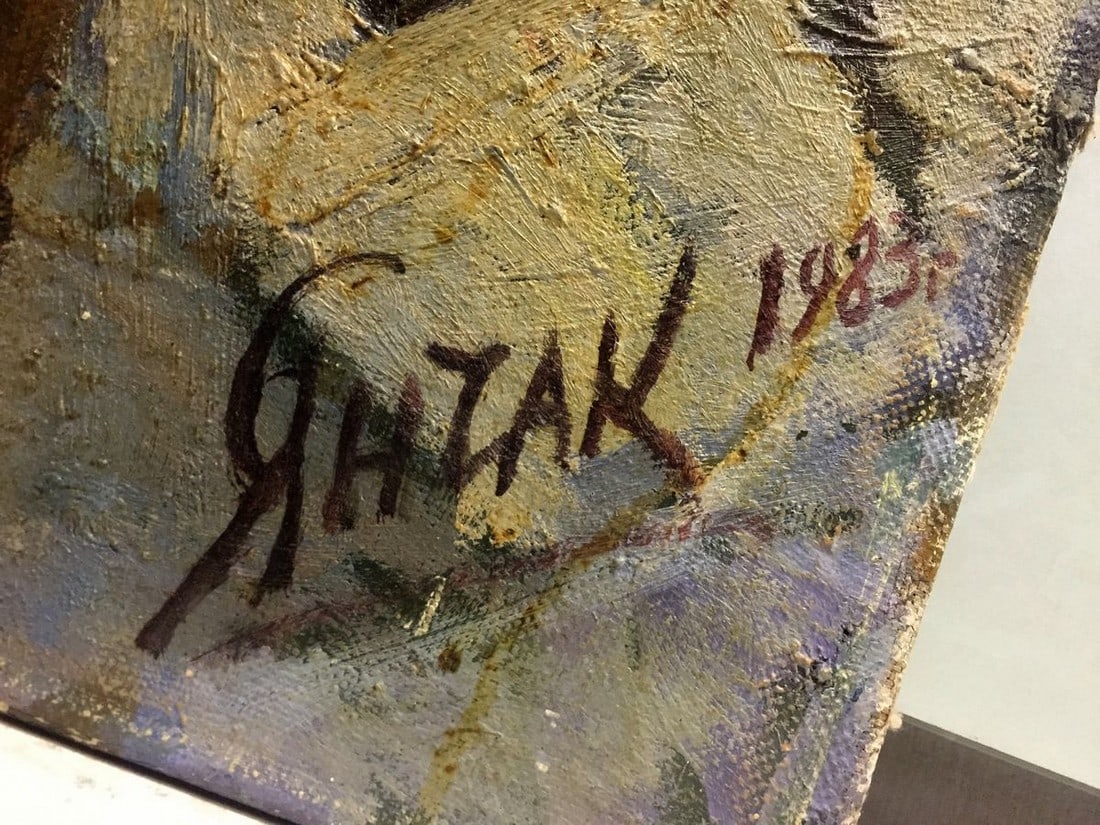 Oil painting Return of the soldier to his homeland Yanchak Elena Vatslavovna - 11