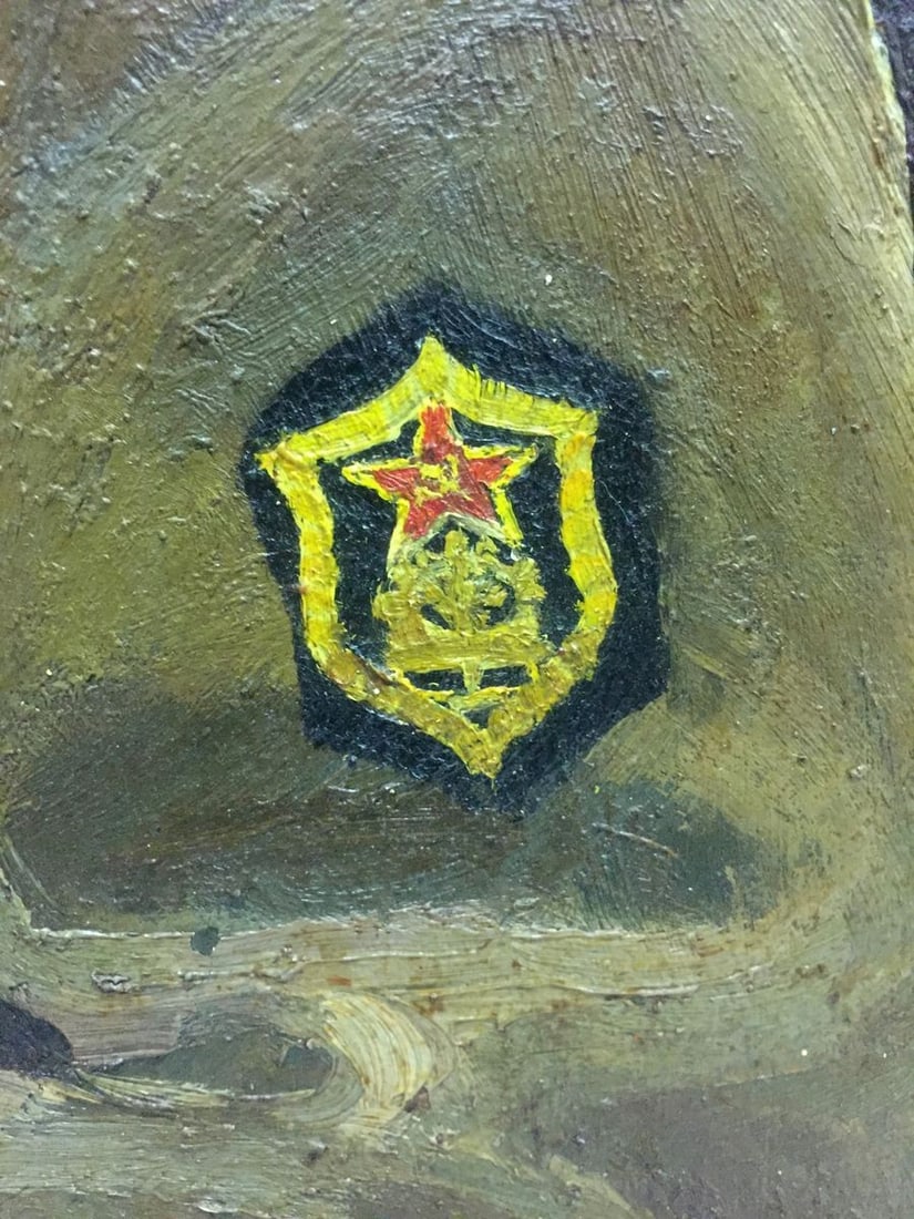 Oil painting Return of the soldier to his homeland Yanchak Elena Vatslavovna - 12