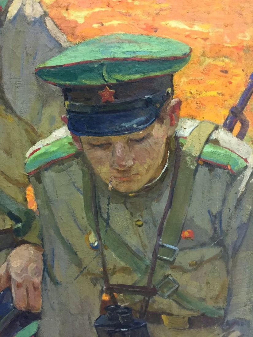 Oil painting At the old bunker Pyotr Ivanovich Zhigimont - 5