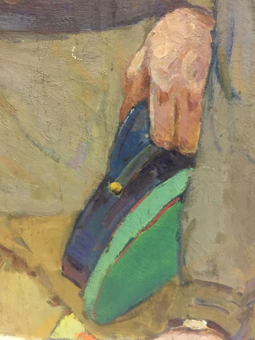 Oil painting At the old bunker Pyotr Ivanovich Zhigimont - 6