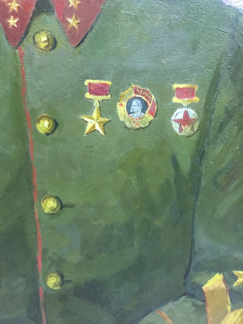 Oil painting Portrait of Kirponos M. Shirokov Anatoly Georgievich - 4