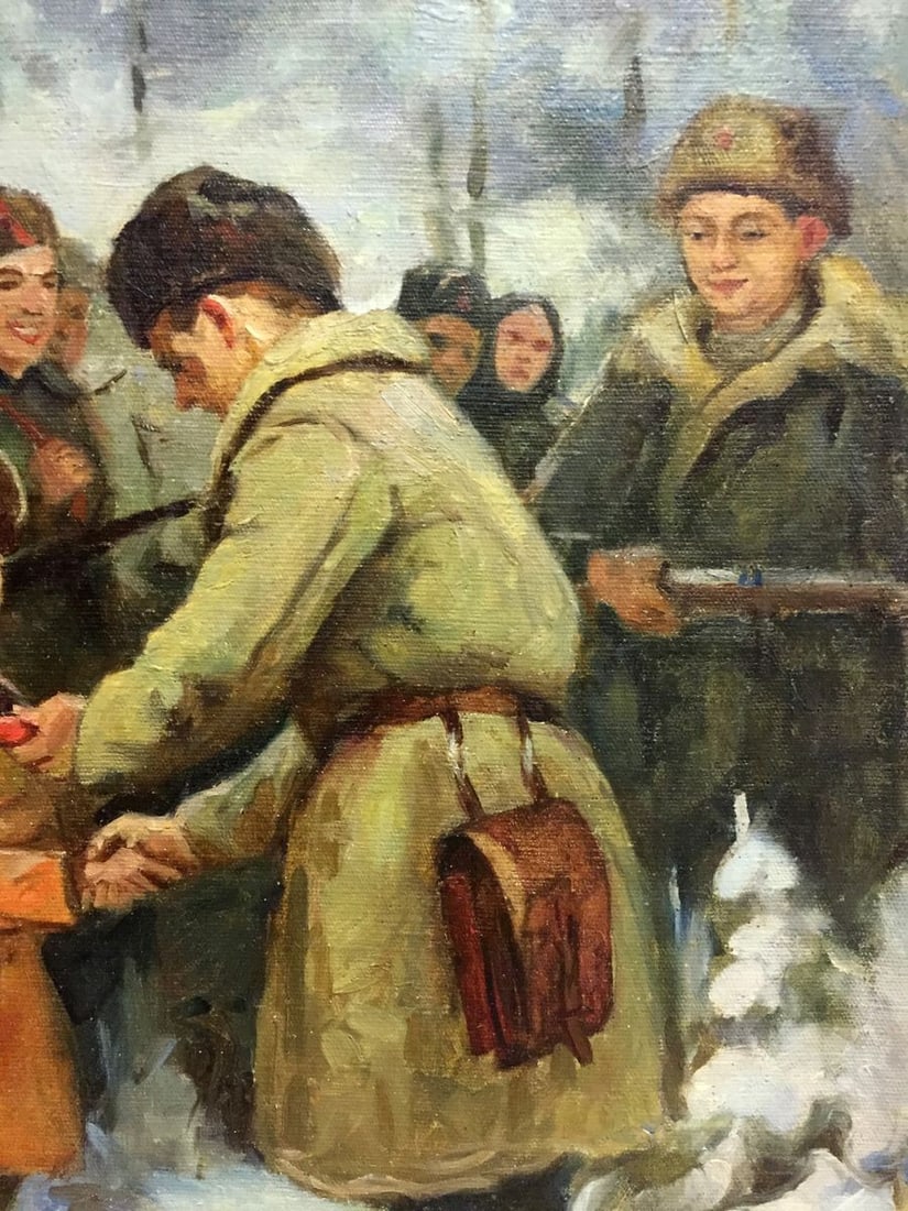 Oil painting Soldiers - 3