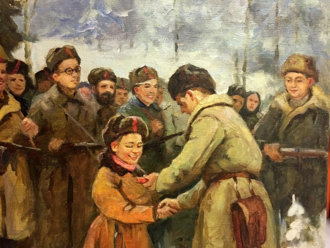 Oil painting Soldiers - 5