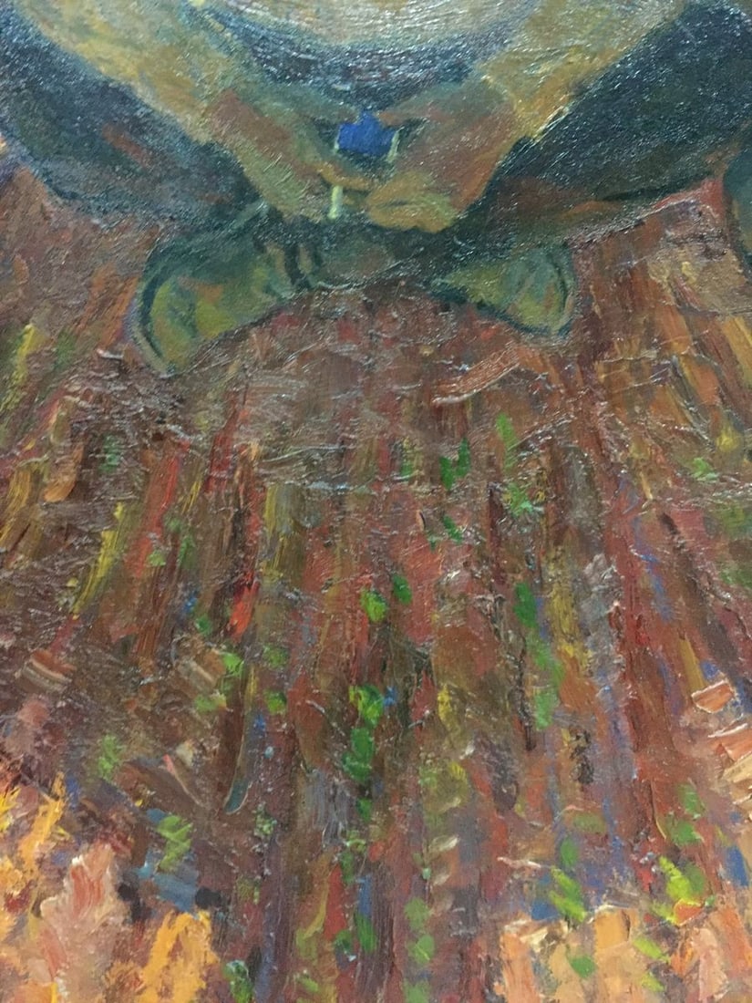 Oil painting On the ground Brusentsov Gennady Yakovich - 5