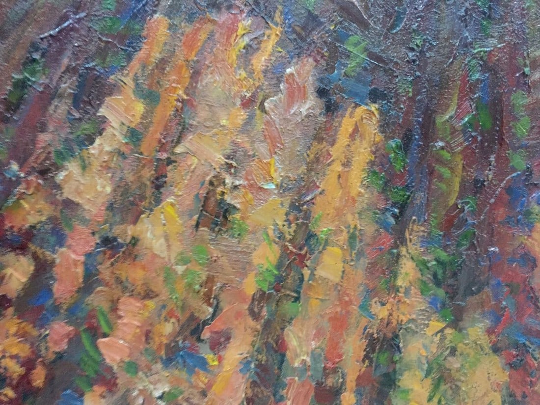 Oil painting On the ground Brusentsov Gennady Yakovich - 6