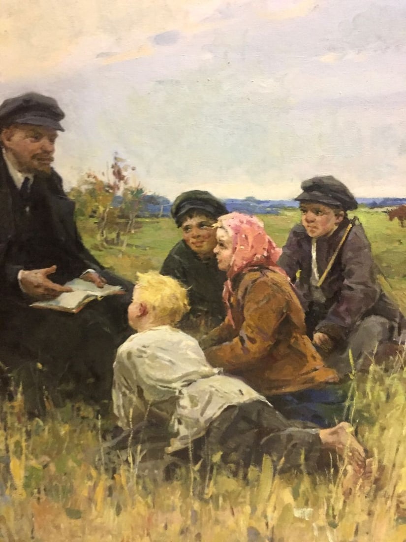 Oil painting Lenin among the people Klimanov Anatoly Alekseevich - 7
