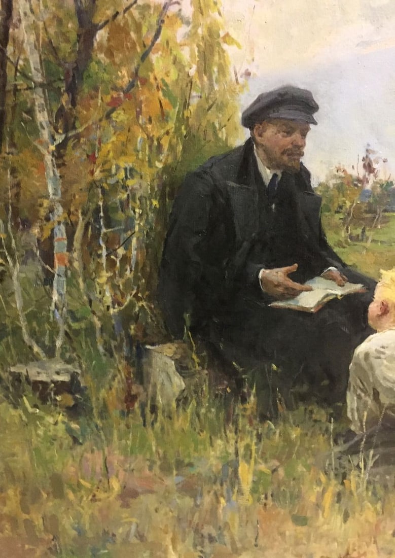 Oil painting Lenin among the people Klimanov Anatoly Alekseevich - 8