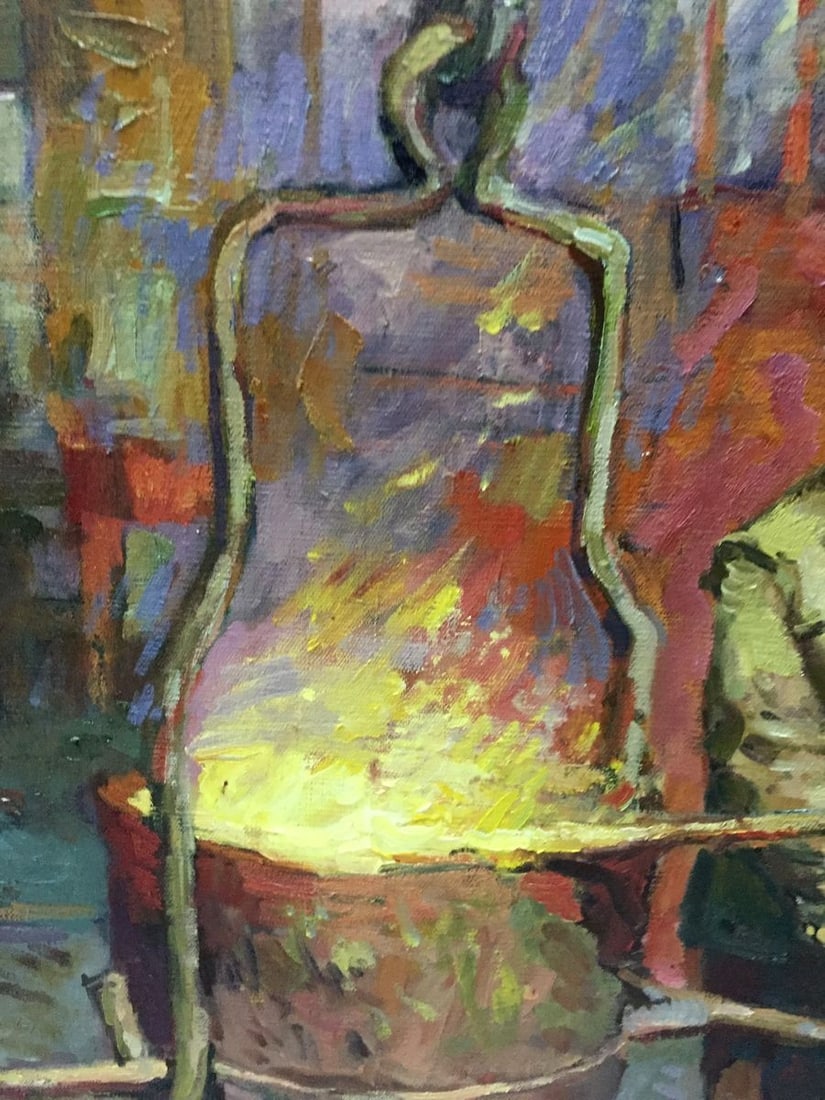 Oil painting Metal sample Anatoly Nikitovich Yanev - 4
