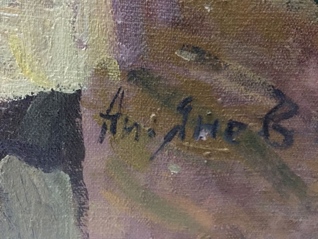 Oil painting Metal sample Anatoly Nikitovich Yanev - 9