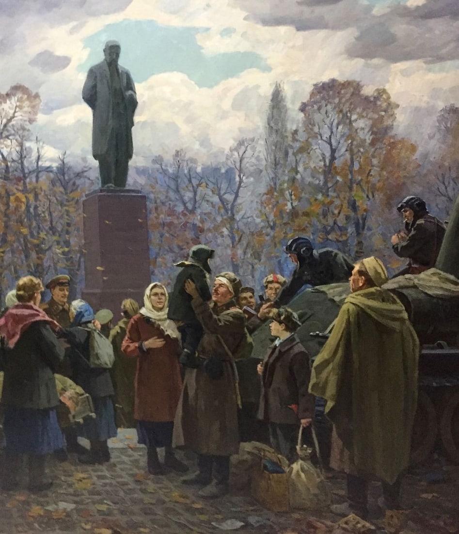 Oil painting We have returned Petukhov Vasily Afanasevich - 2