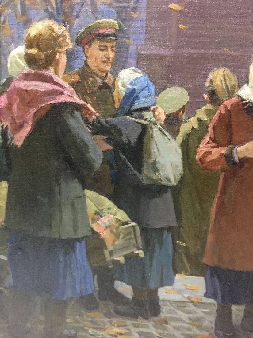 Oil painting We have returned Petukhov Vasily Afanasevich - 3