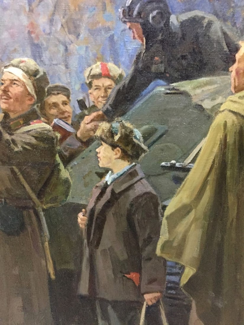 Oil painting We have returned Petukhov Vasily Afanasevich - 6