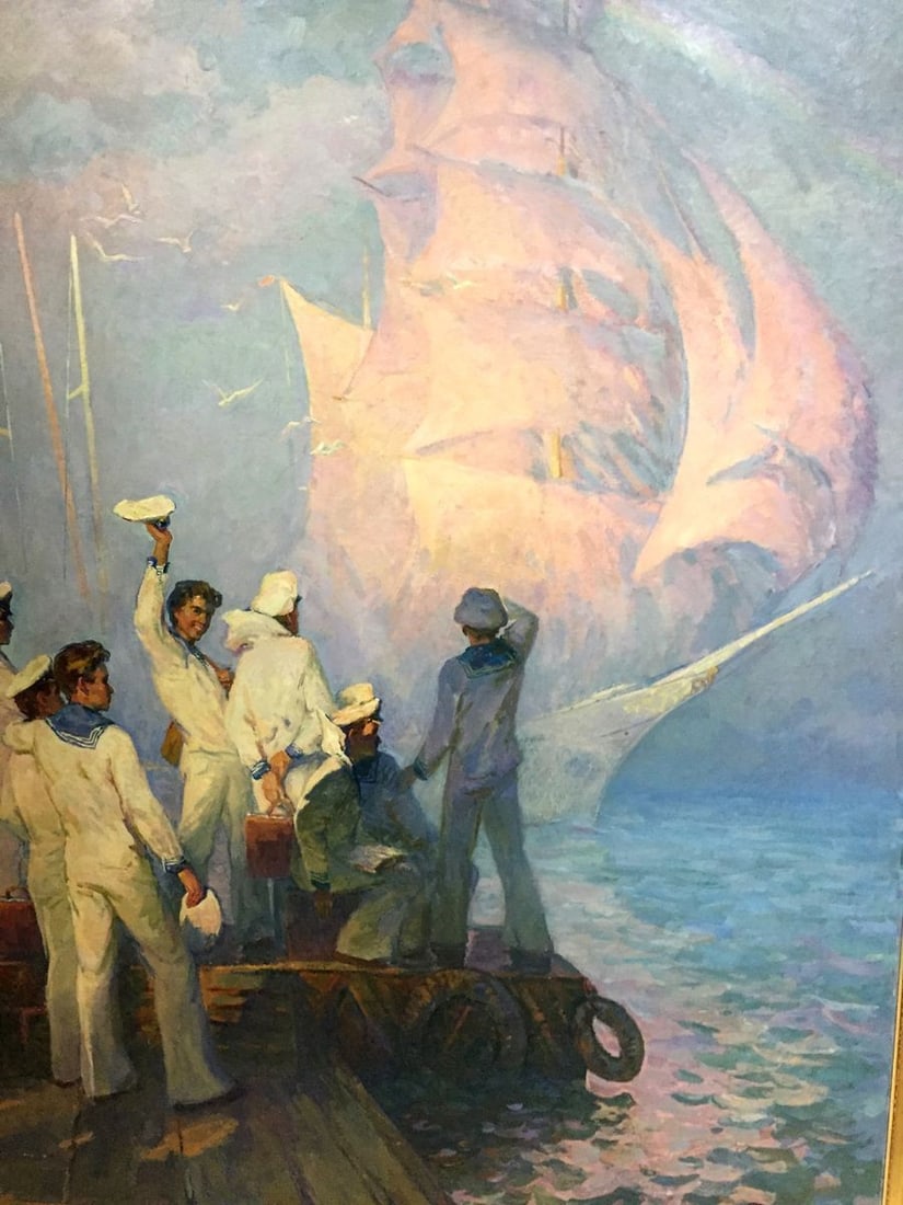 Oil painting Sails of our youth Pavlyuk Georgy Nikolaevich - 16