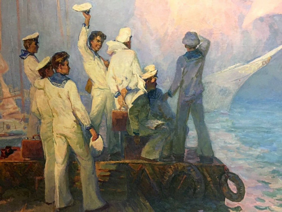 Oil painting Sails of our youth Pavlyuk Georgy Nikolaevich - 2