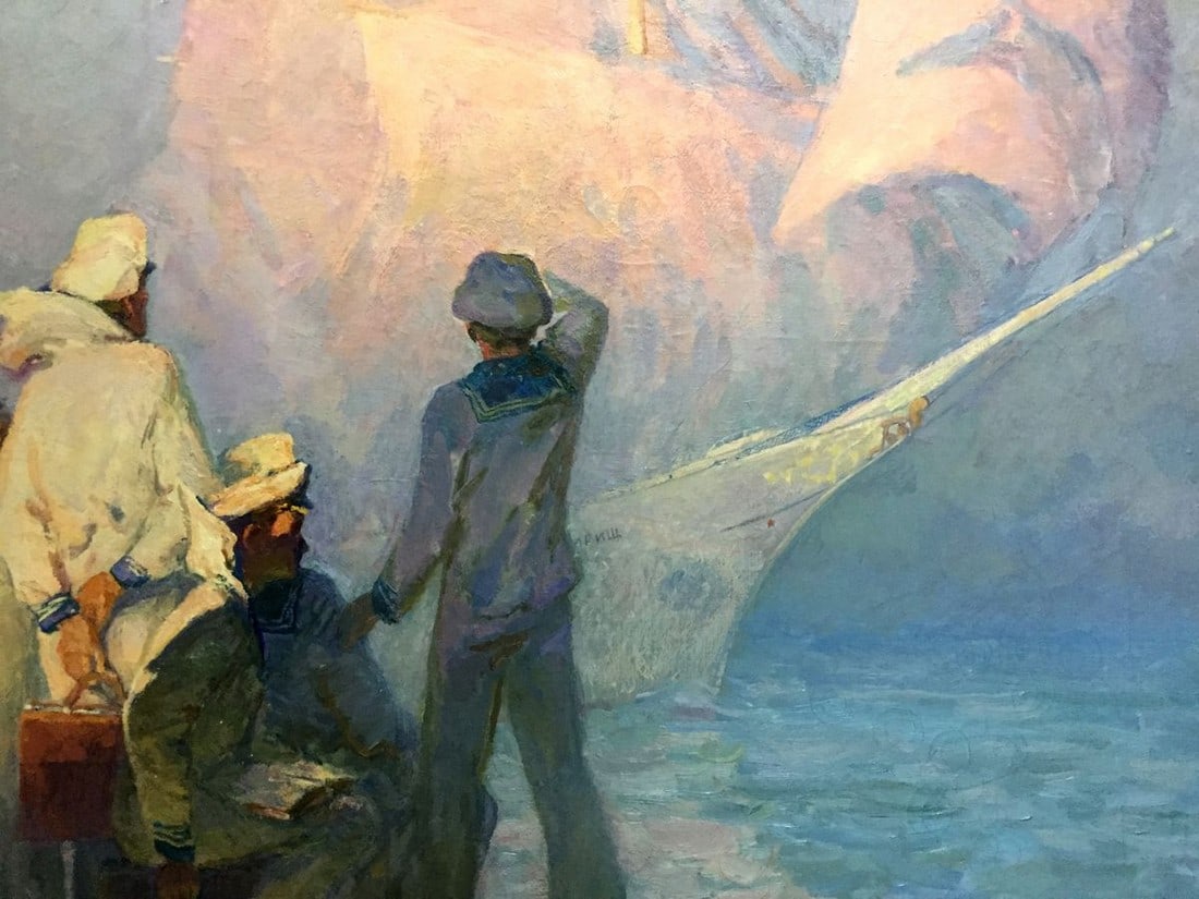 Oil painting Sails of our youth Pavlyuk Georgy Nikolaevich - 9