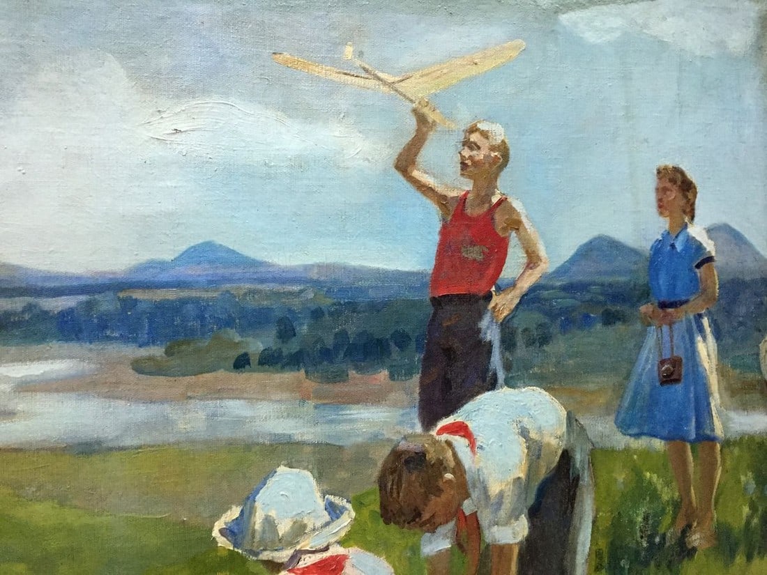 Oil painting Family on vacation - 6