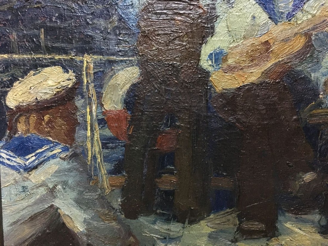 Oil painting Portrait of sailors Klepikov Nikolay Semenovich - 3